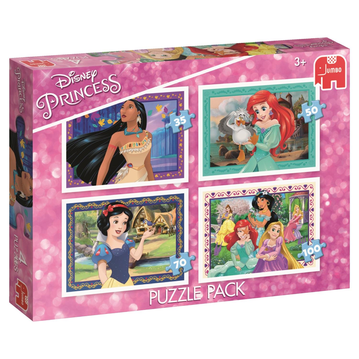 Disney Princess 4 In 1 Puzzle Pack 19460