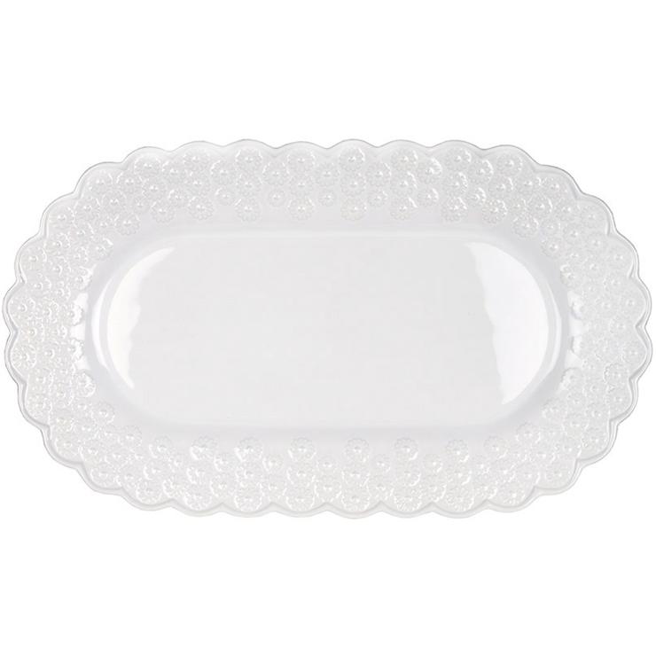 Ditsy Oval Serving Plate