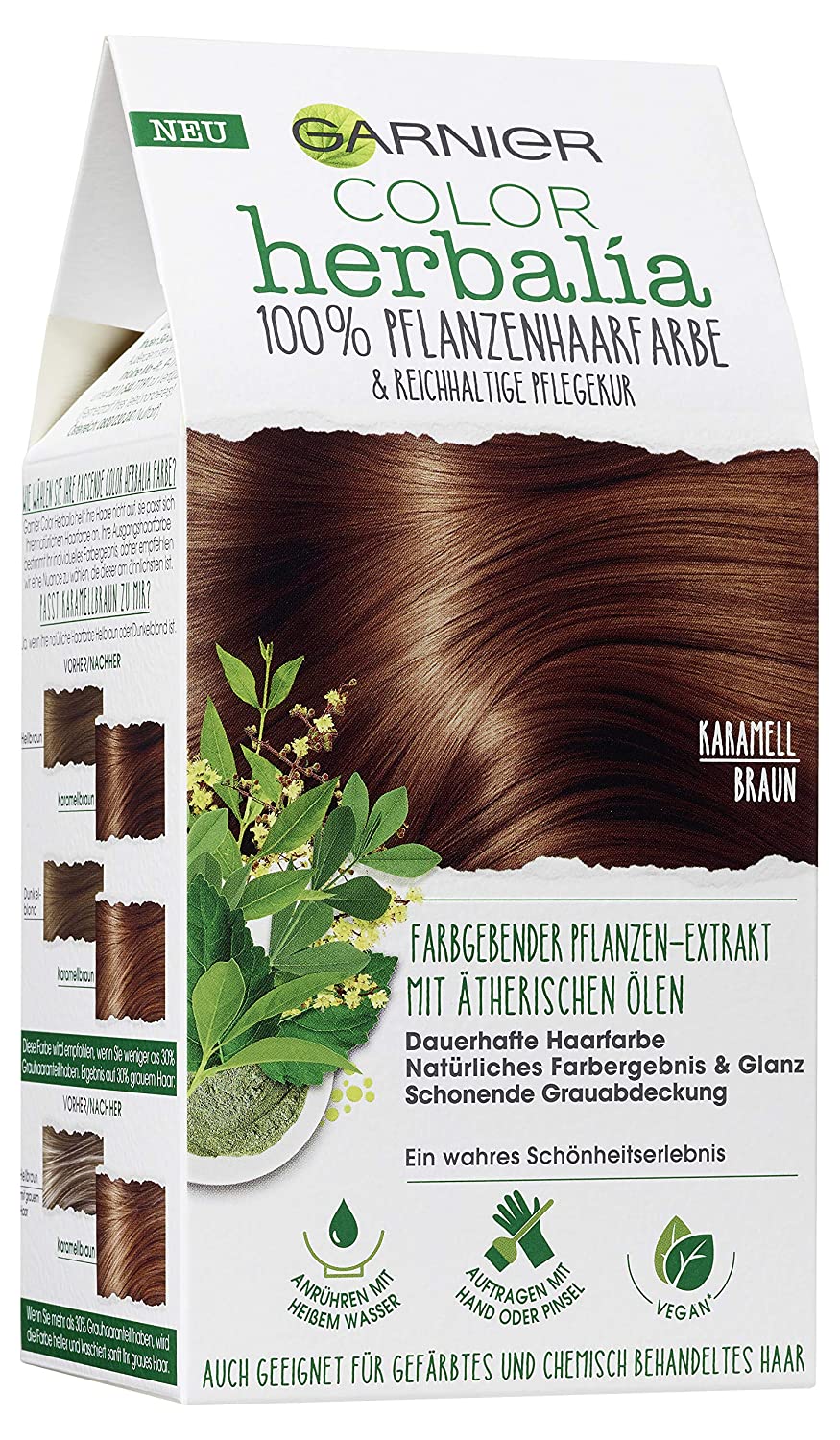 Garnier Colour Herbalia, ‎karamellbraun