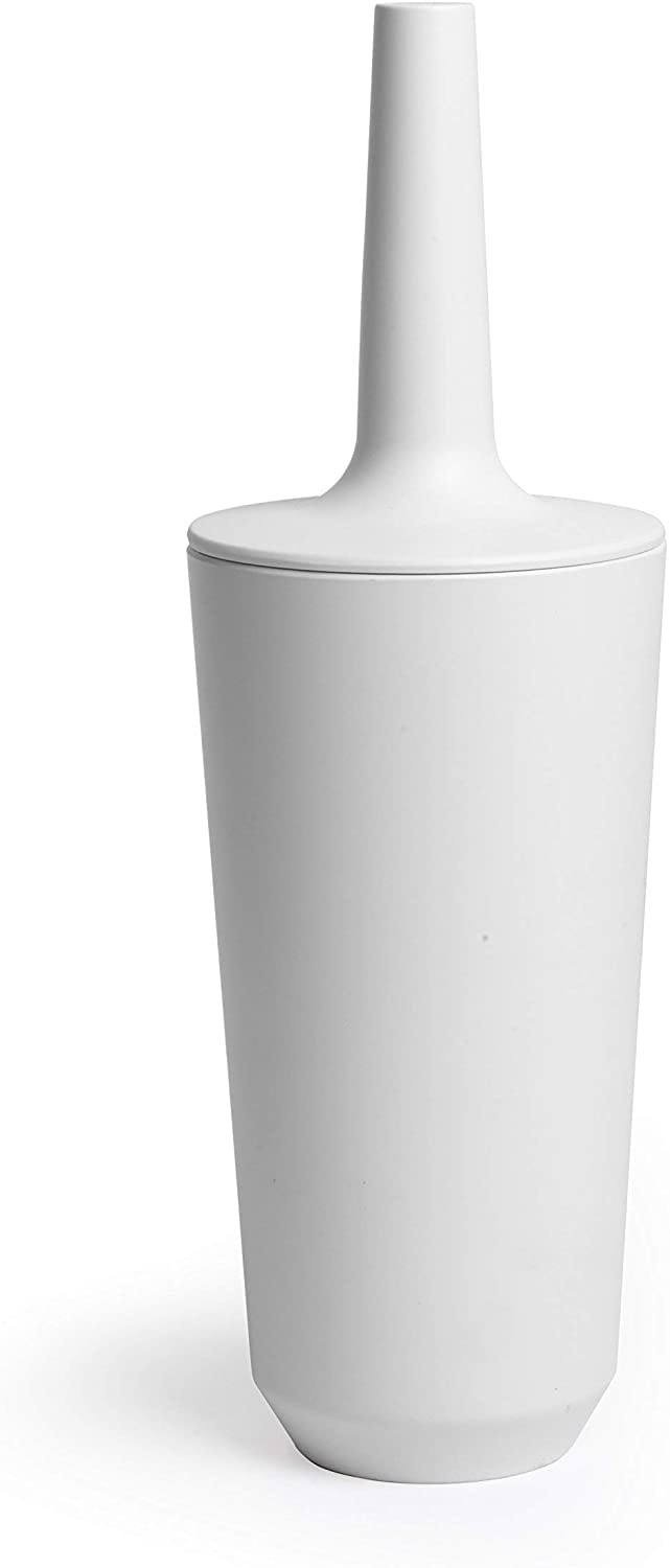 Umbra Corsa Ceramic Toilet Brush, White Plastic Toilet Brushes, 1004478 10.