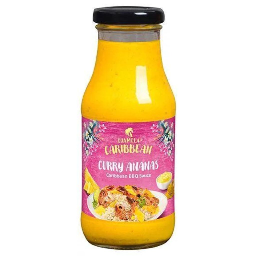 Djamela Curry Pineapple BBQ Sauce, 240ml