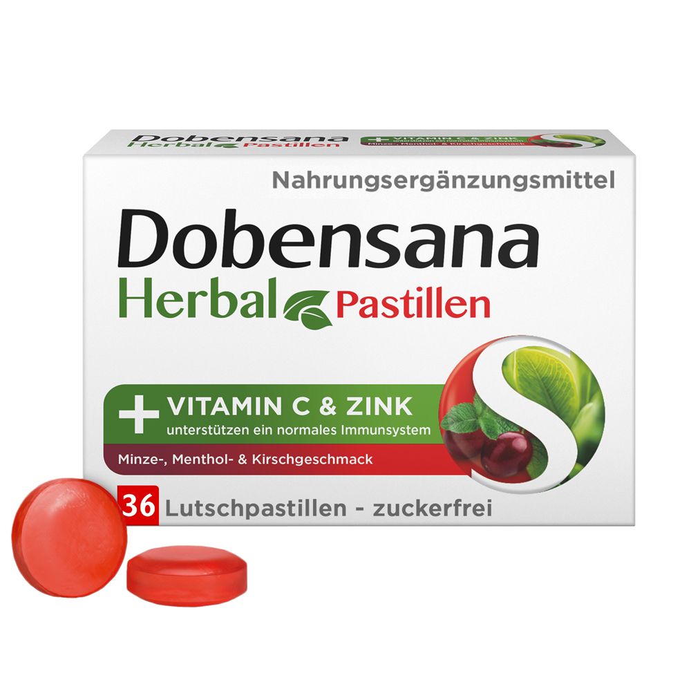 Dobensana Herbal mint, menthol & cherry flavor