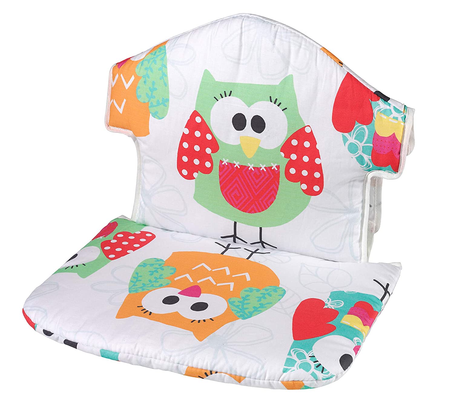 Geuther 4743 Seat Reducer for High Chair Swing, Fabric Owl, Multicoloured