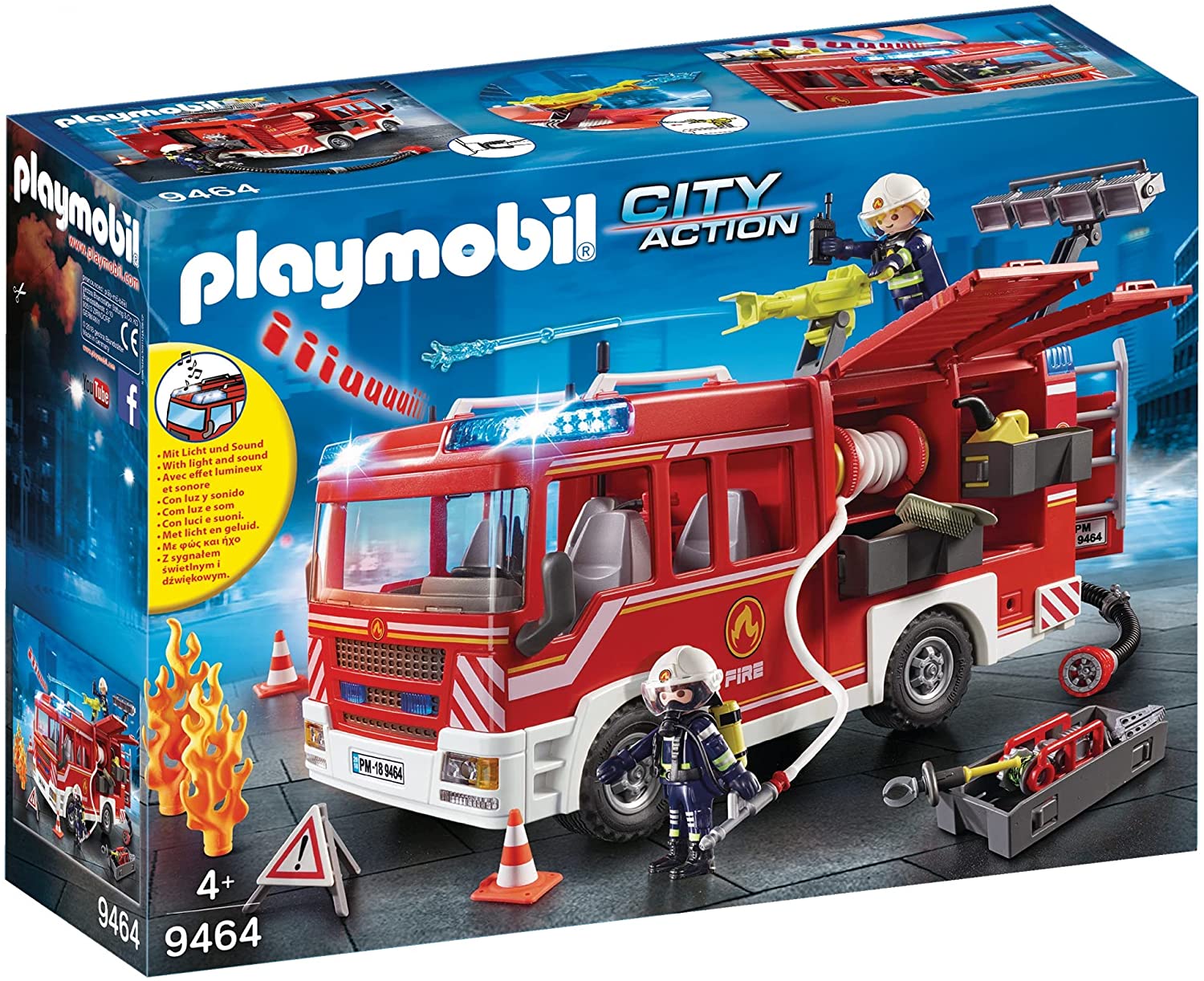 Playmobil 9464 Toy Fire Engine, Single