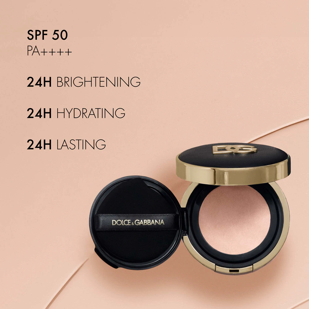 Dolce&Gabbana Rose Glow Cushion Refill brightening and moisturizing foundation refill