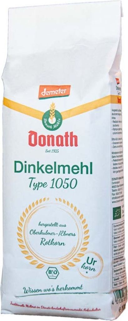Donath Mühle Demeter spelt flour 1050 -- 1000g