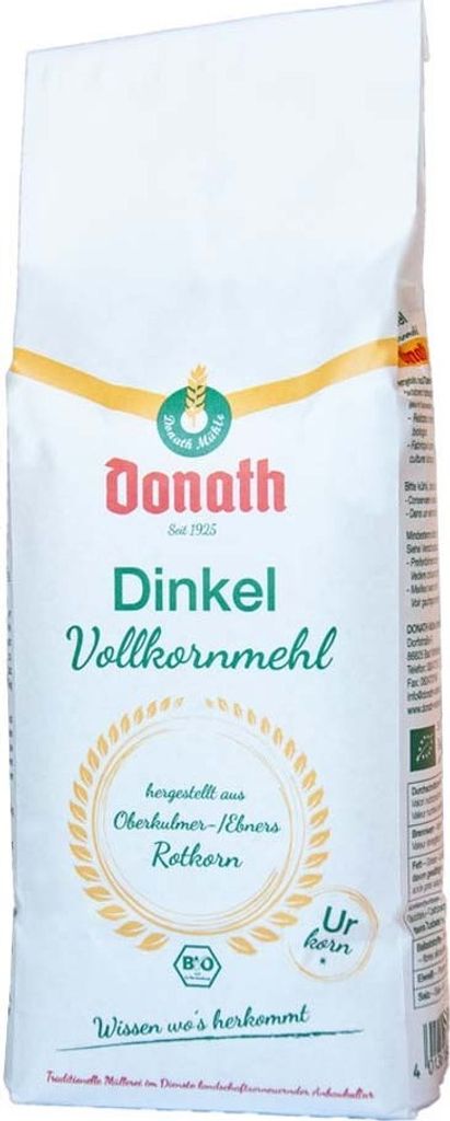 Donath Mühle Donath Spelt Wholemeal Flour -- 1000g