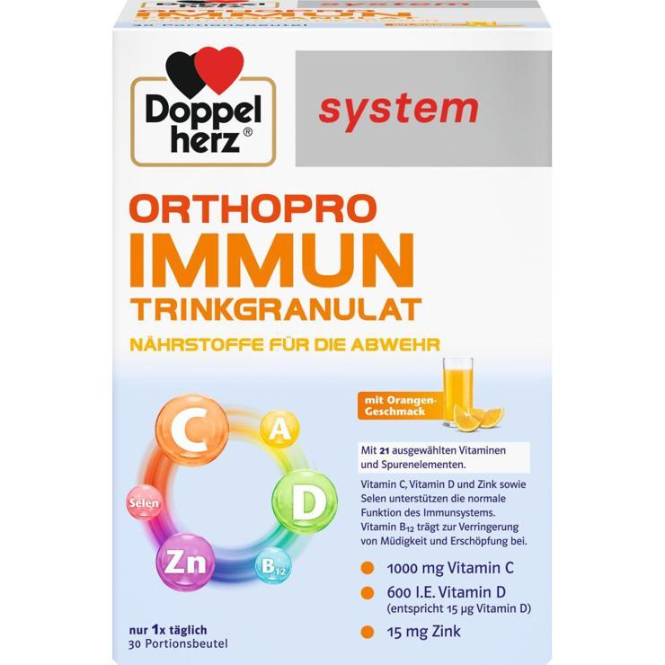 Doppelherz® system Orthopro Immun drinking granules