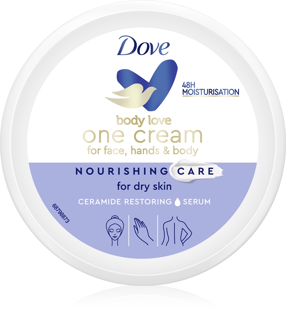 Dove Body Love nourishing cream for face, hands and body