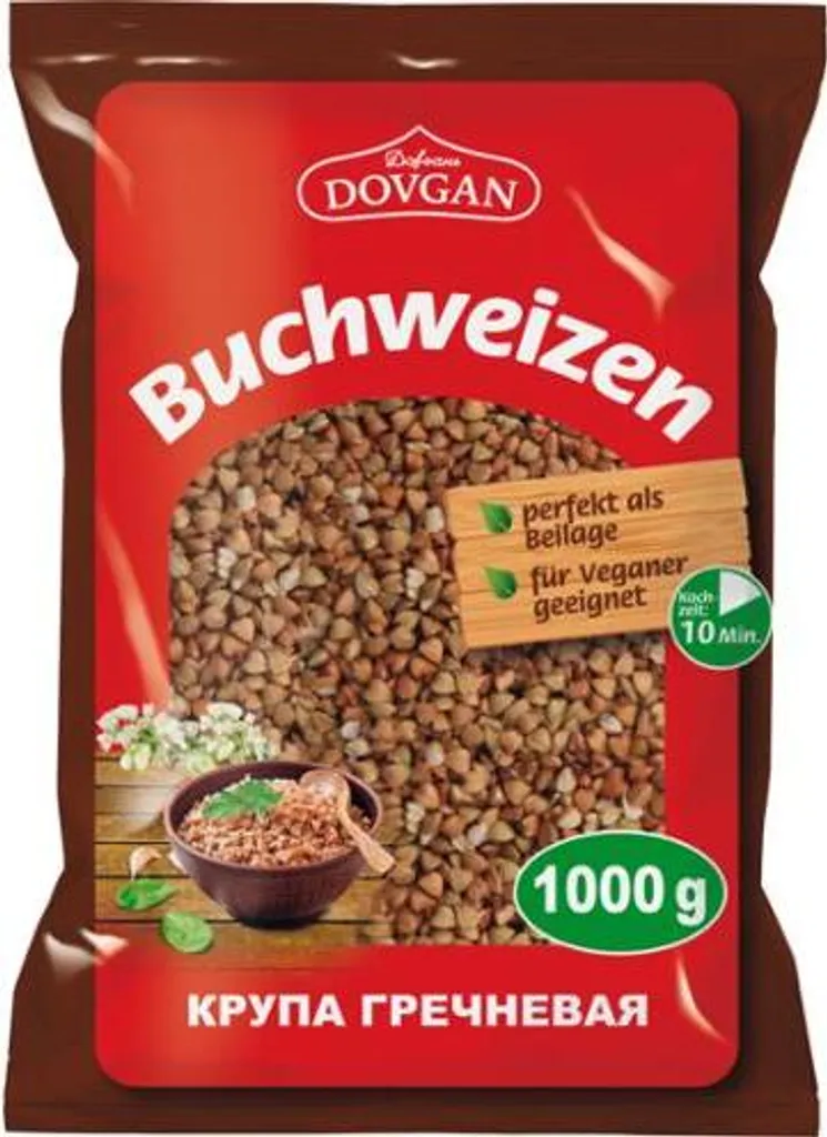Dovgan Buchweizen,  1kg Beutel