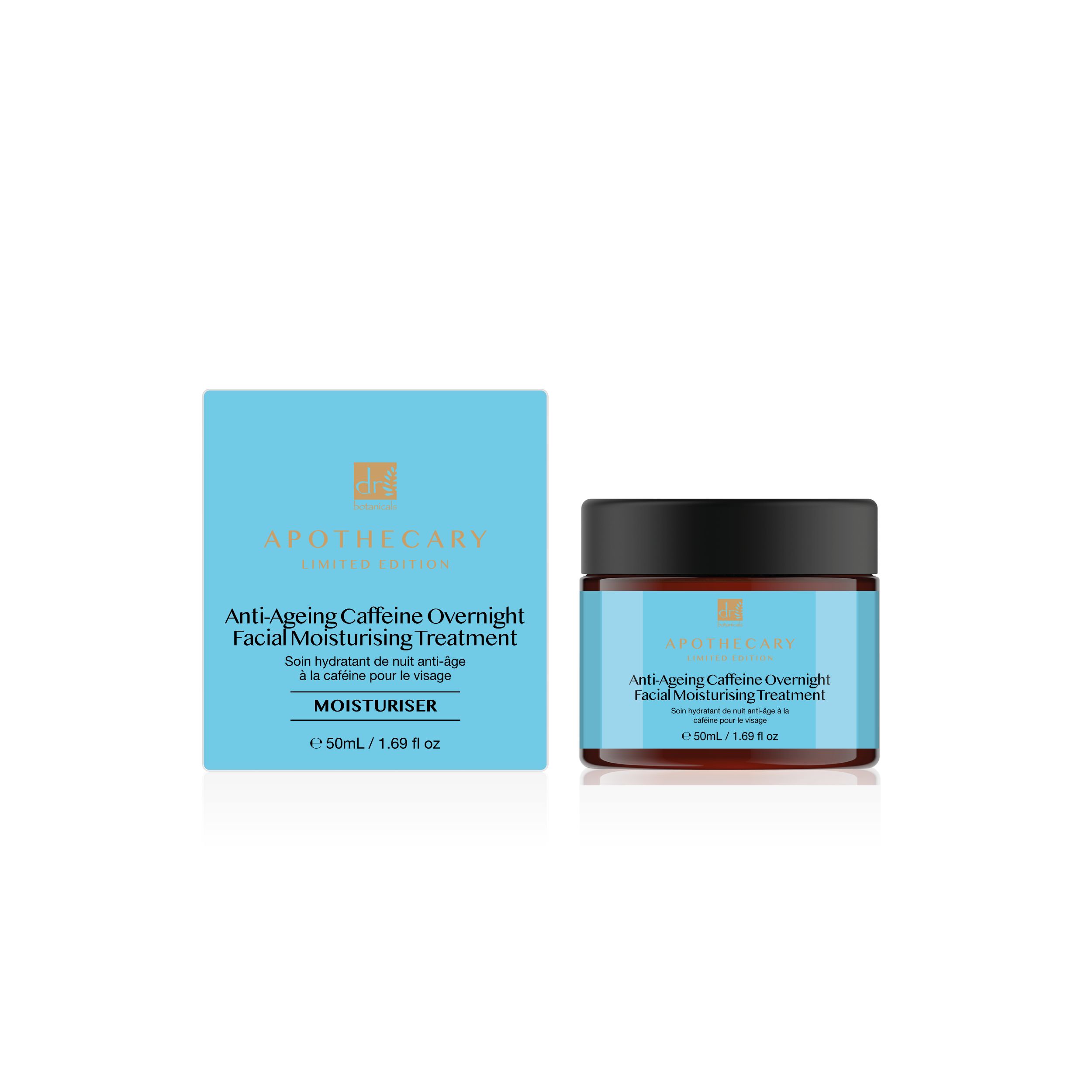 Dr Botanicals Anti-Aging Caffeine Overnight Facial Moisturizing Treatment