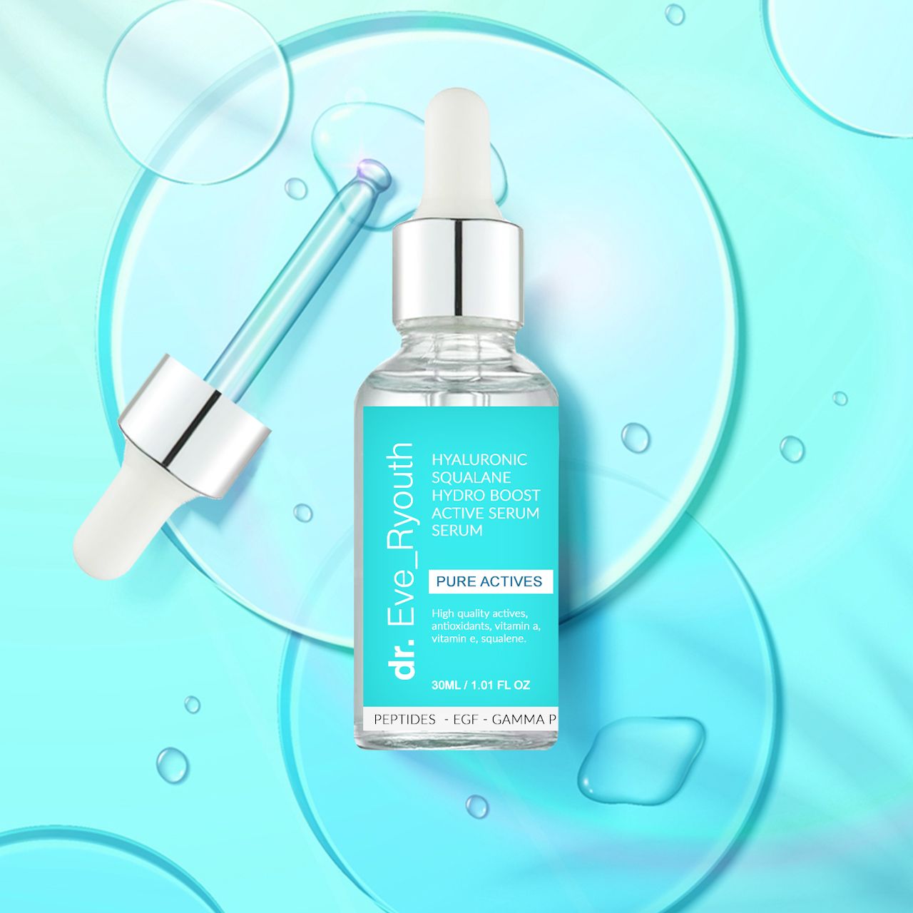 Dr. Eve_Ryouth Hyaluronic Acid Squalane Hydro Boost active anti-aging serum