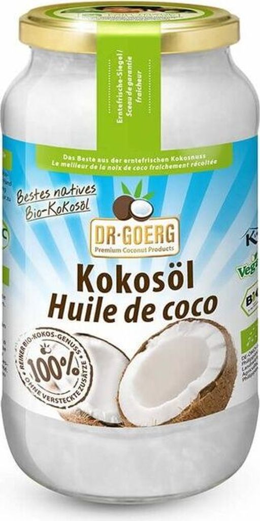 Dr. Goerg Premium Kokosöl 1000 ml -- 1l x 6  - 6er Pack VPE