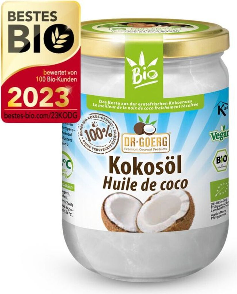 Dr. Goerg Premium Kokosöl -- 500ml x 6  - 6er Pack VPE