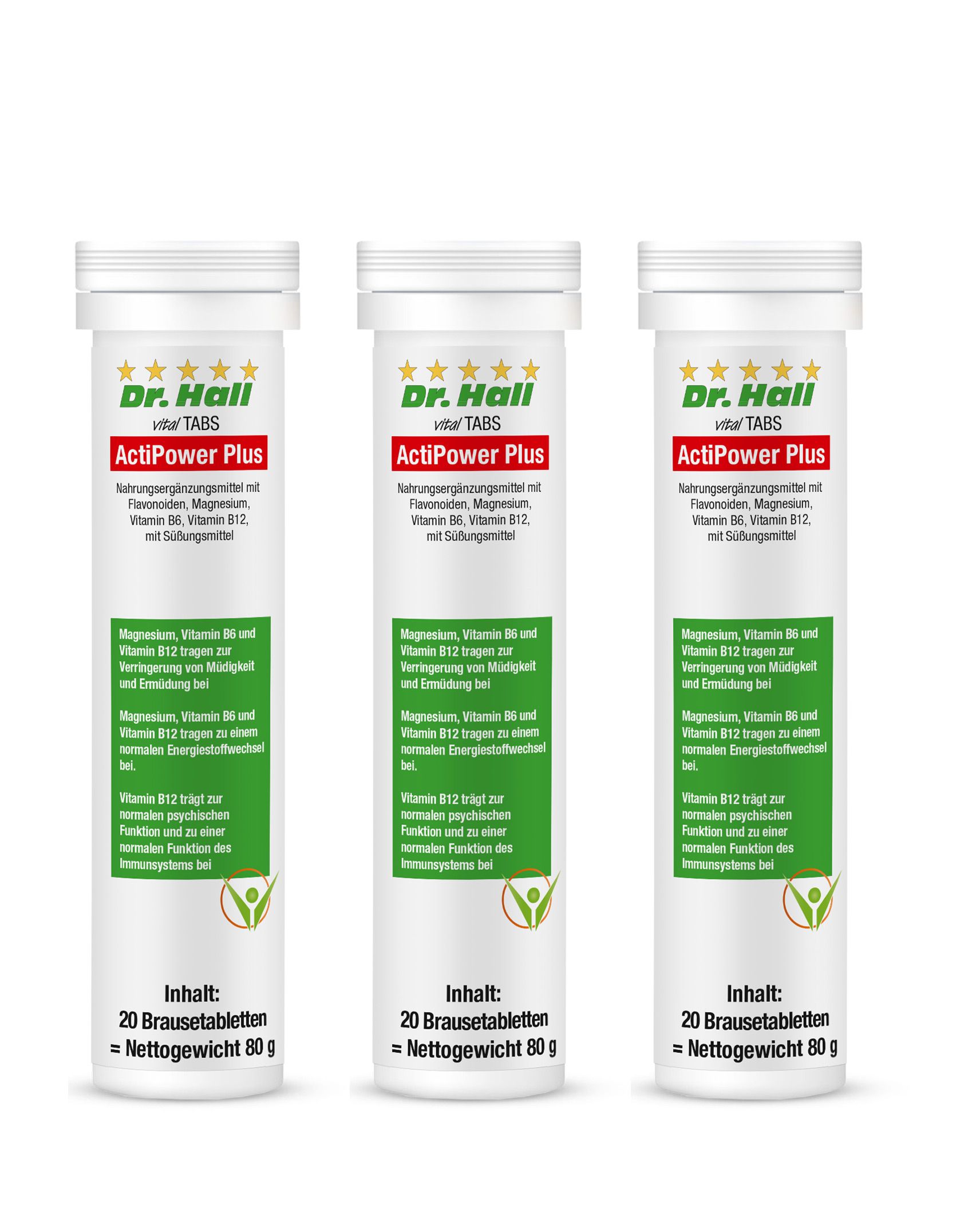 Dr. Hall ActiPower Plus, pack of 3