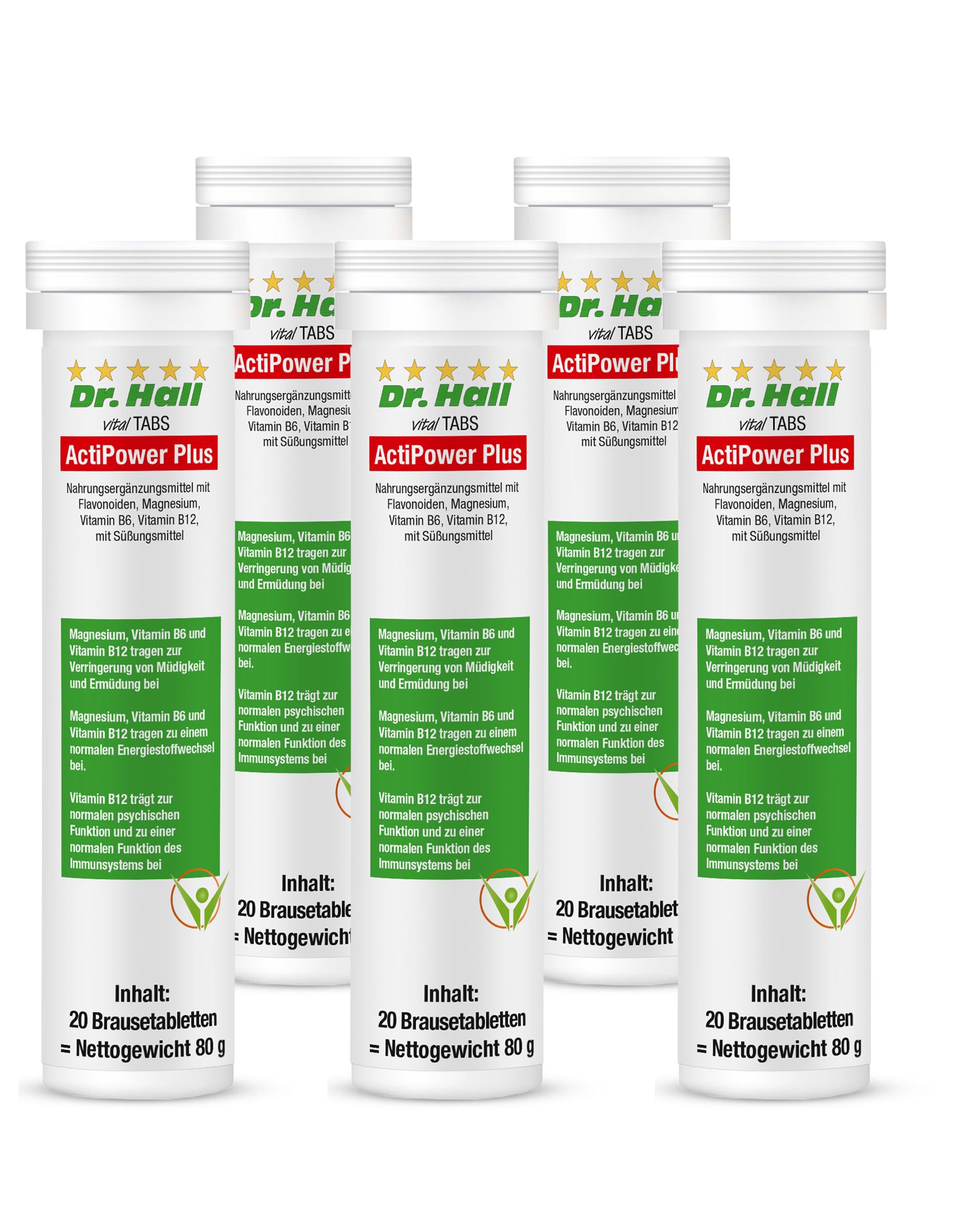 Dr. Hall ActiPower Plus, pack of 5