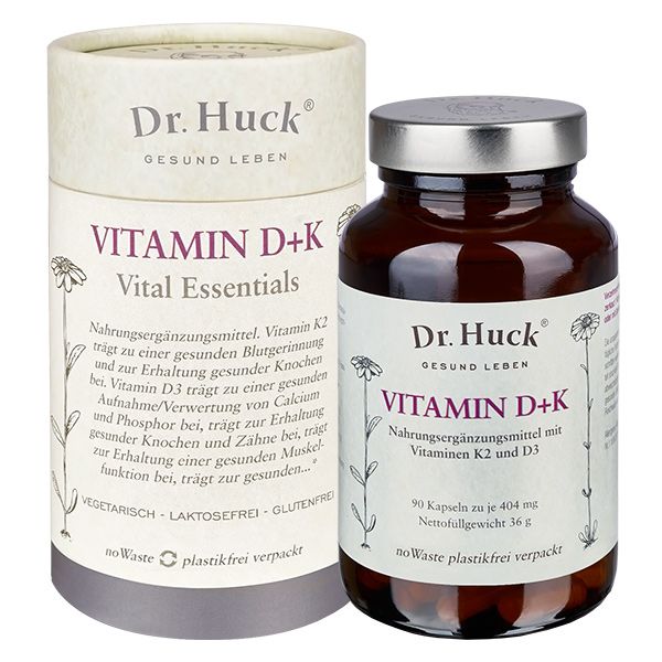 Dr. Huck Vitamin D3 + K2 Capsules