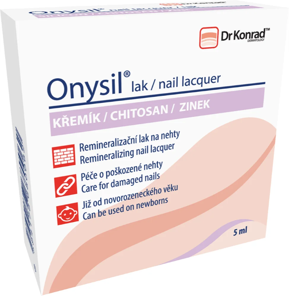 Dr Konrad Onysil® varnish for weakened and soft fingernails