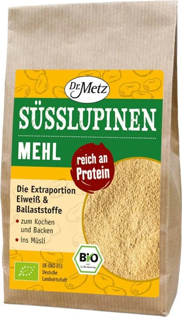 Dr. Metz sweet lupin flour rich in vegetable protein -- 500g