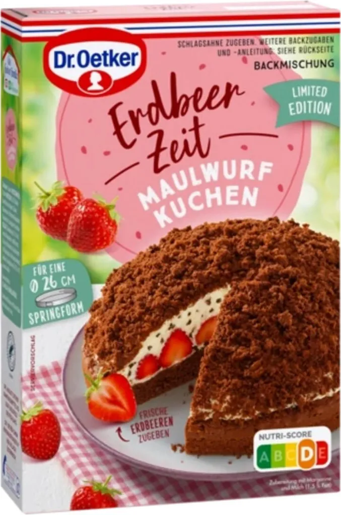 Dr. Oetker Strawberry Time Mole Cake Limited Edition 345g