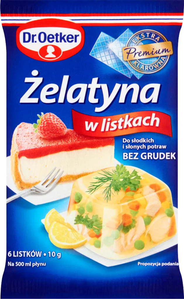 Dr. Oetker Gelatine in Strips 10 G (6 Strips)