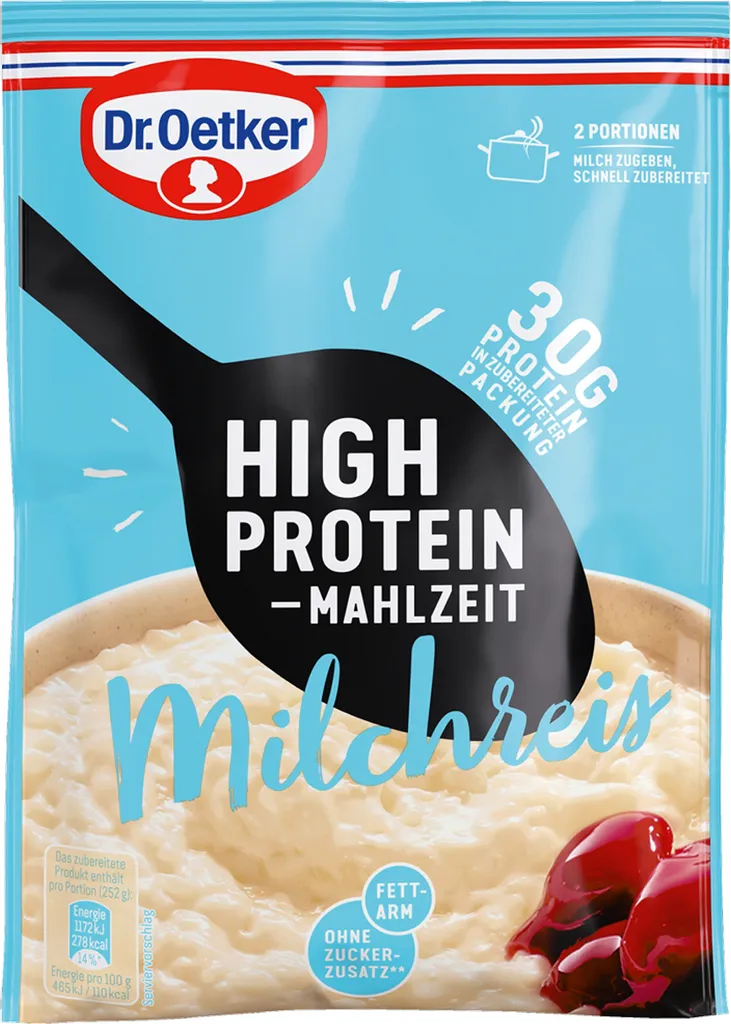 Dr. Oetker High Protein Rice Pudding 104g
