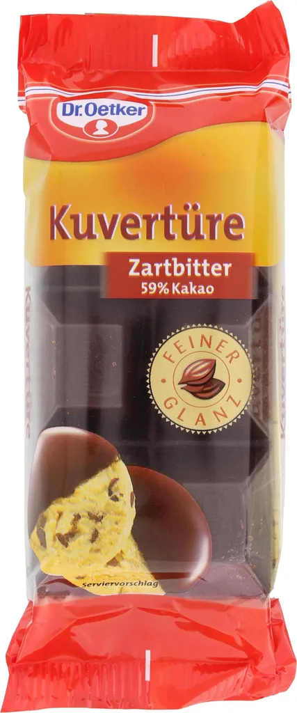 Dr. Oetker Dark Chocolate Couverture 150g