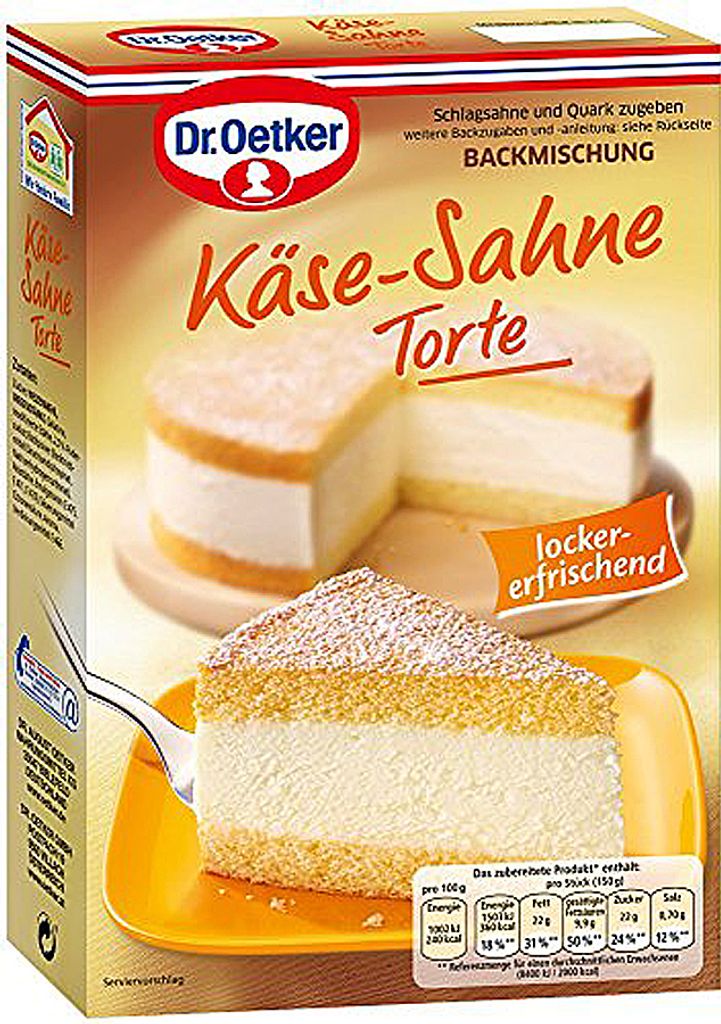 Dr. Oetker light and refreshing cheesecake 385g 4-pack
