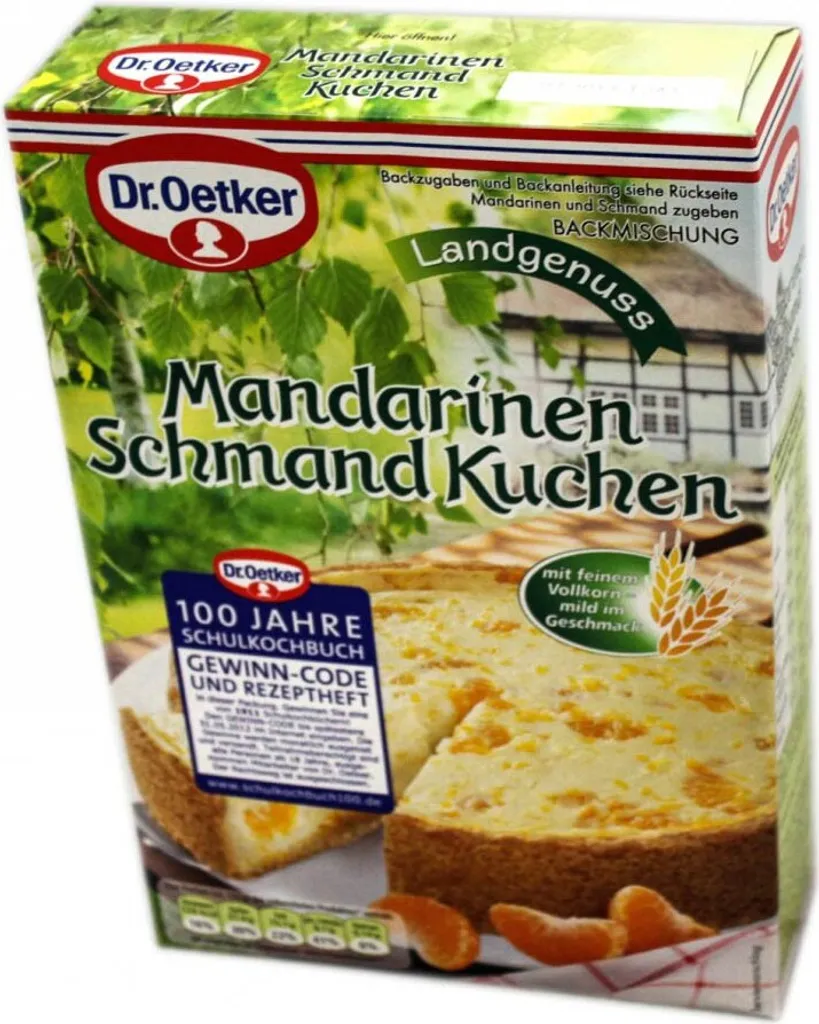 Dr. Oetker Mandarin Sour Cream Cake 460g