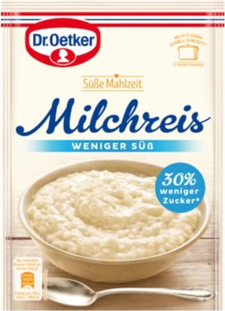 Dr. Oetker Rice Pudding Less Sweet 112 g