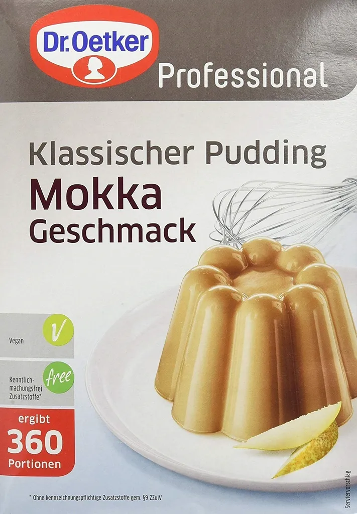 Dr.Oetker Mokka Professional Pudding for cooking makes about 360 servings 2500g