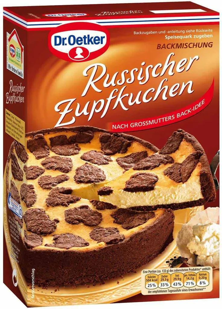 Dr. Oetker Russian Pull-Apart Cake Baking Mix 670.0 g