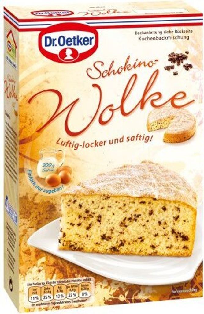 Dr. Oetker Schokino Cloud, pack of 4 (4 x 485 g)