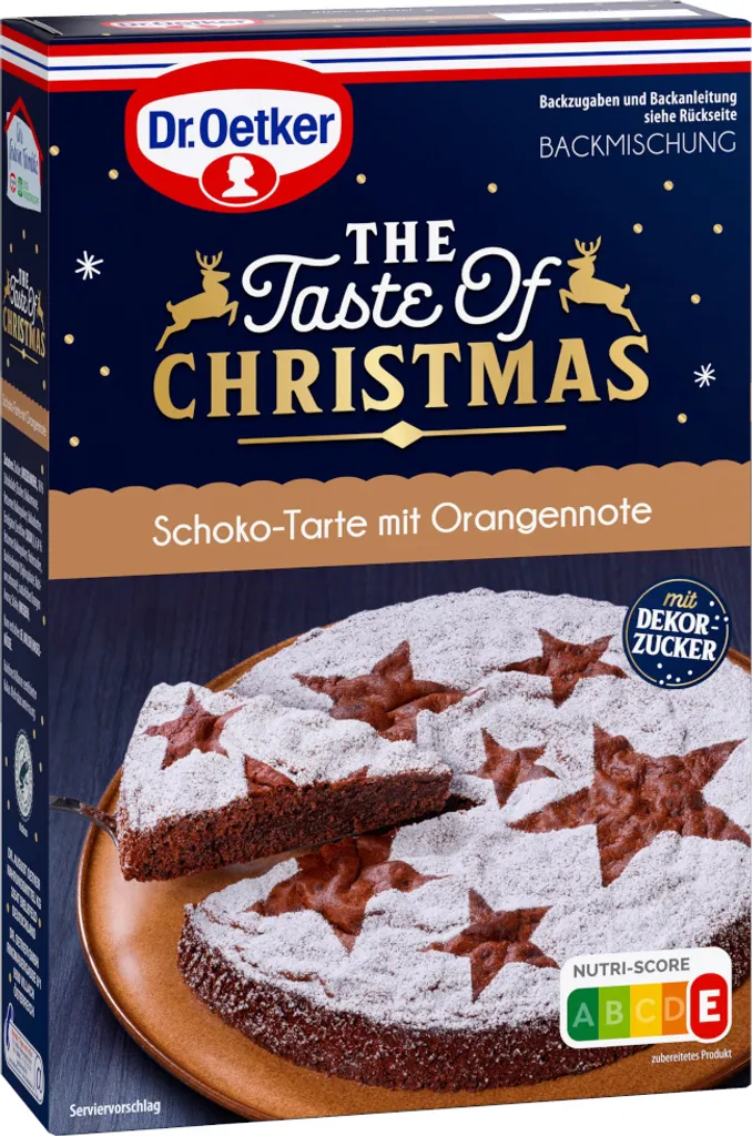 Dr. Oetker Chocolate Tart with Orange Flavor Baking Mix 480g
