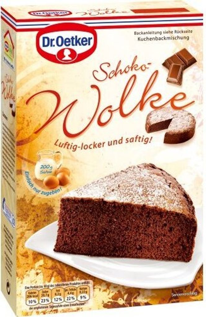 Dr. Oetker Chocolate Cloud, 4-pack (4 x 455 g)