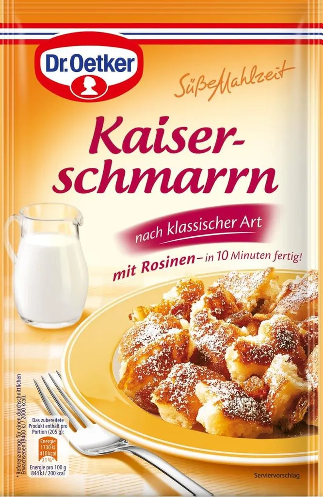 Dr. Oetker - Sweet Meal - Kaiserschmarrn Classic Style with Raisins - 165g