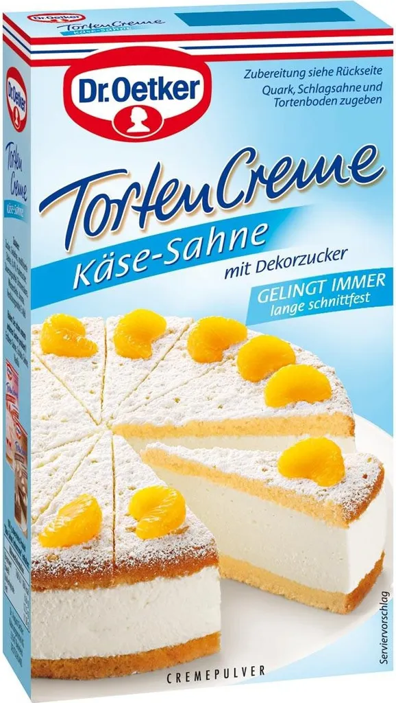 Dr. Oetker Cheesecake Cream with Decorative Sugar
