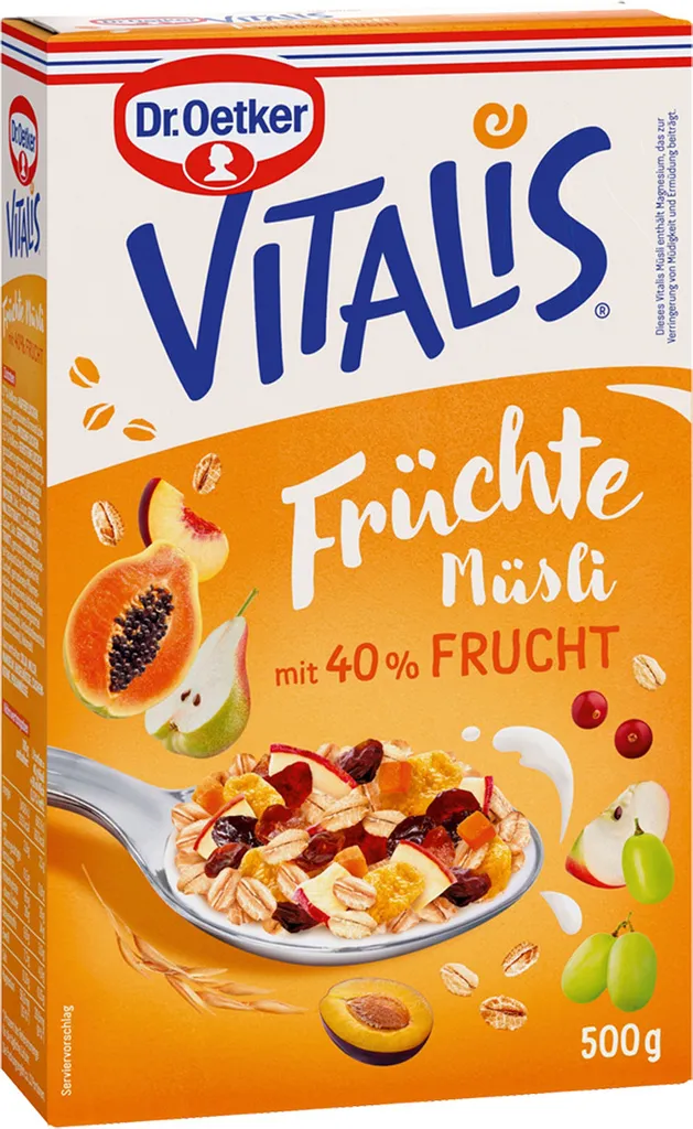 Dr.Oetker Vitalis Früchtemüsli 500g