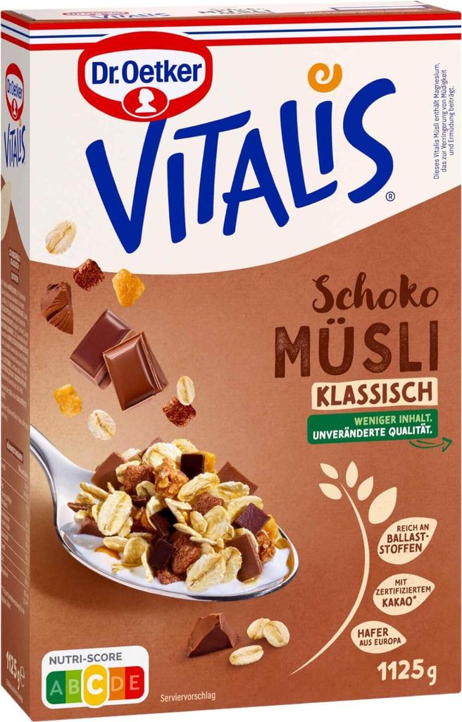 Dr. Oetker Vitalis Schoko Müsli klassisch 1,125kg