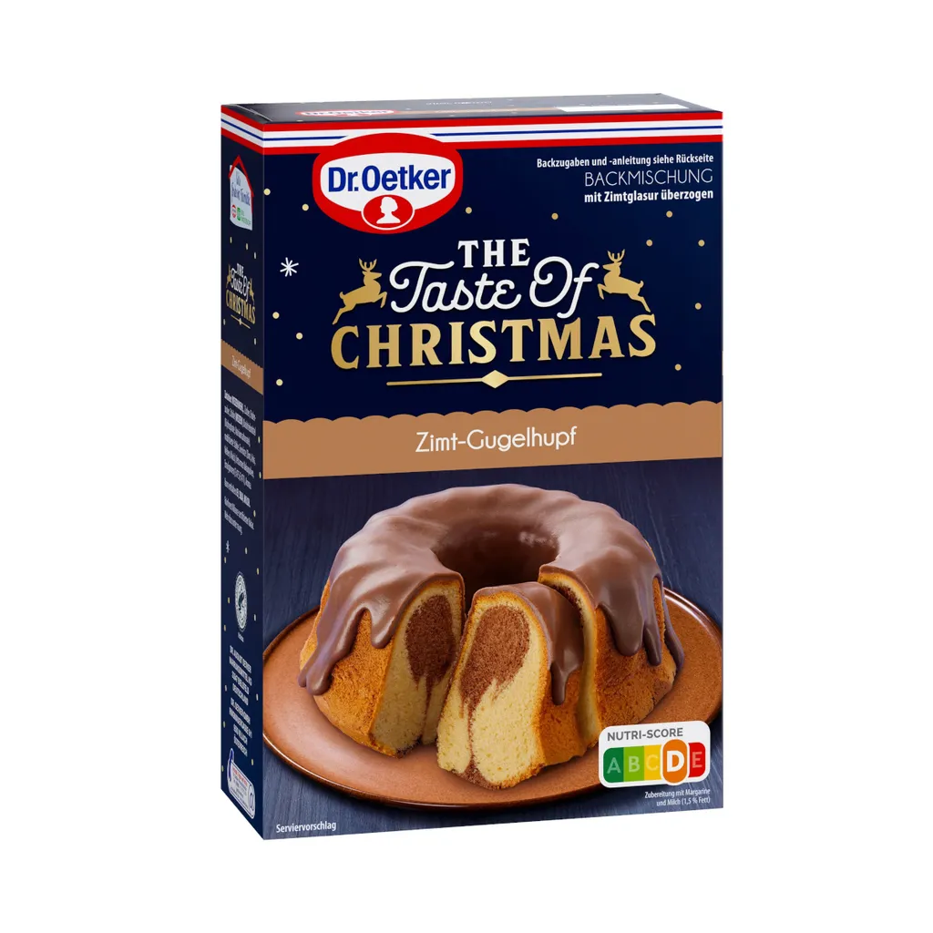 Dr. Oetker Cinnamon Gugelhupf Baking Mix for Sponge Cakes Pack 610g