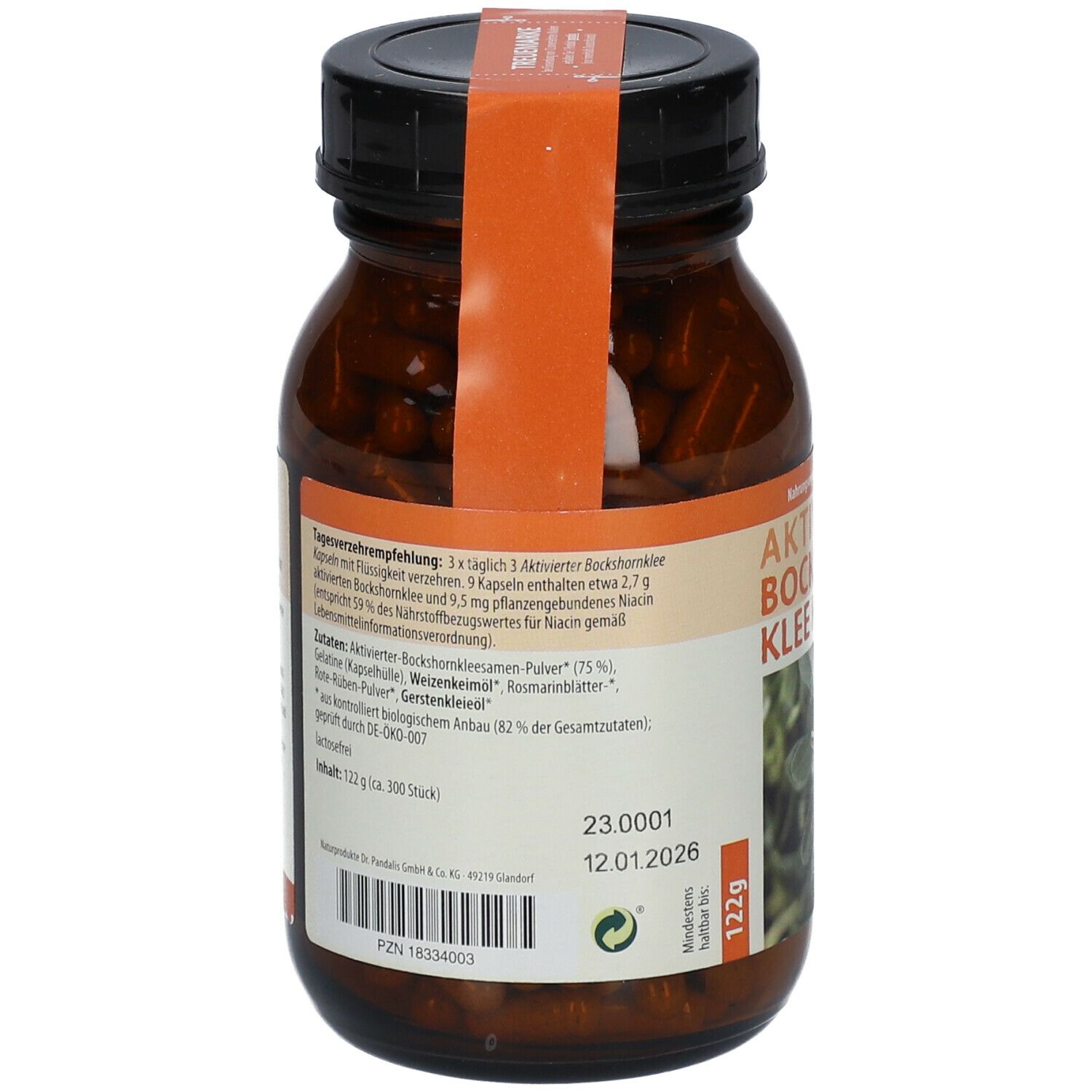 Dr. Pandalis Bockshorn clover activated capsules