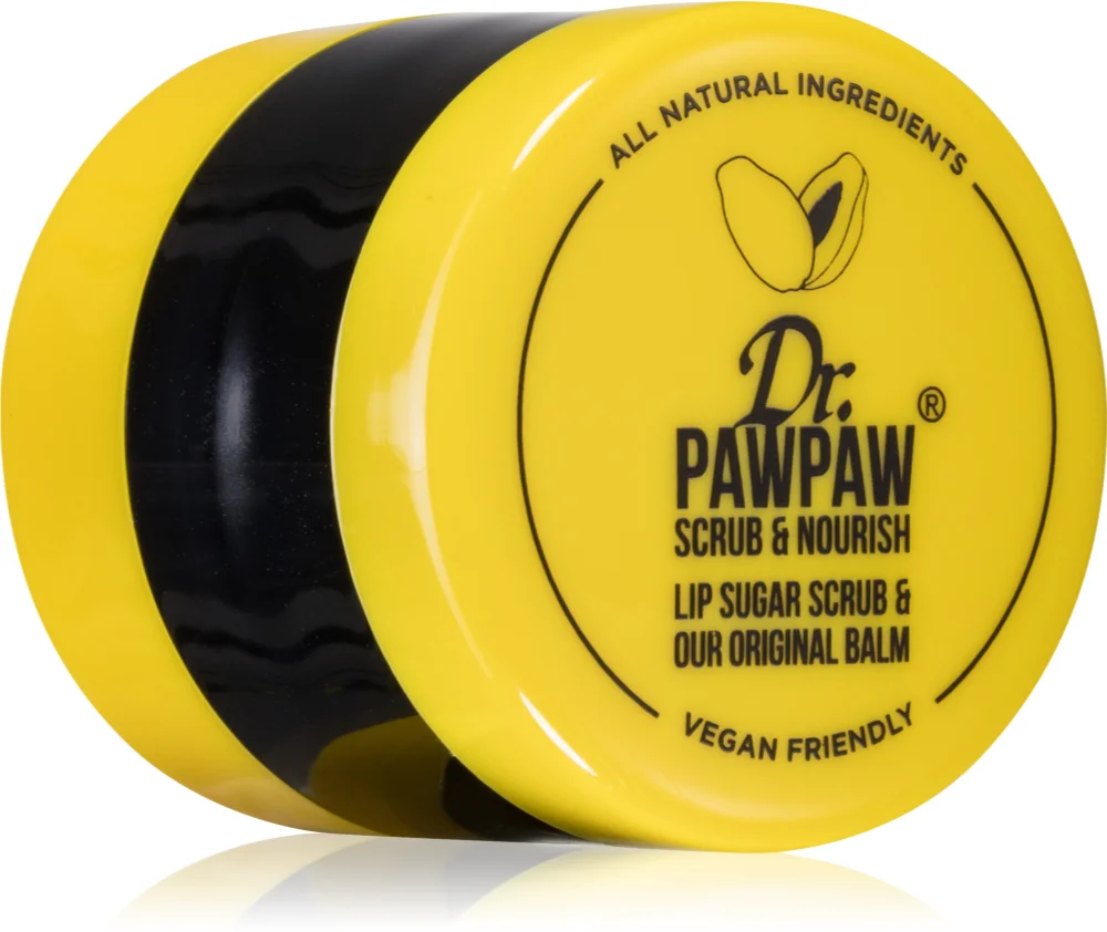 Dr. Pawpaw Scrub & Nourish lip balm and scrub