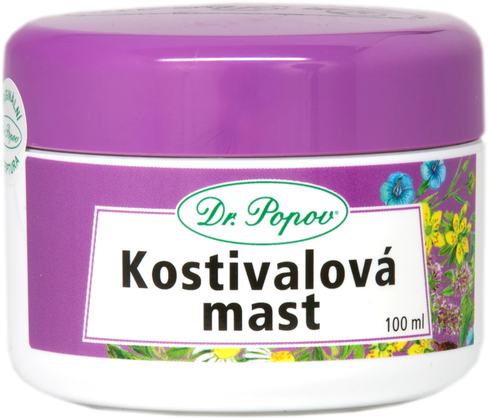 Dr. Popov Herbal ointments Comfrey massage cream for muscles, joints and ligaments