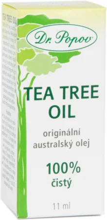 Dr. Popov Tea Tree Oil 100% cold-pressed tea tree oil with antiseptic effects