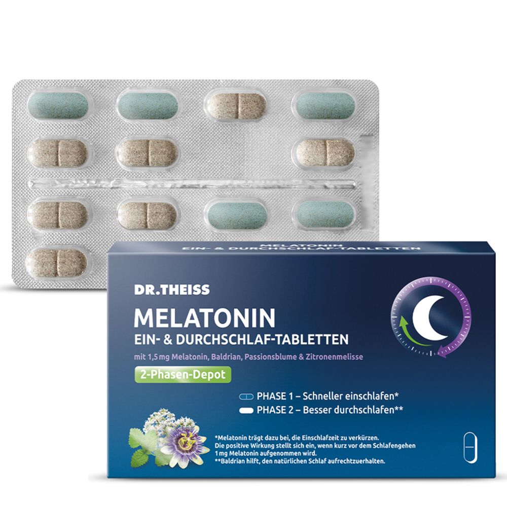 DR. Theiss melatonin in one and sleep-sleep tablets