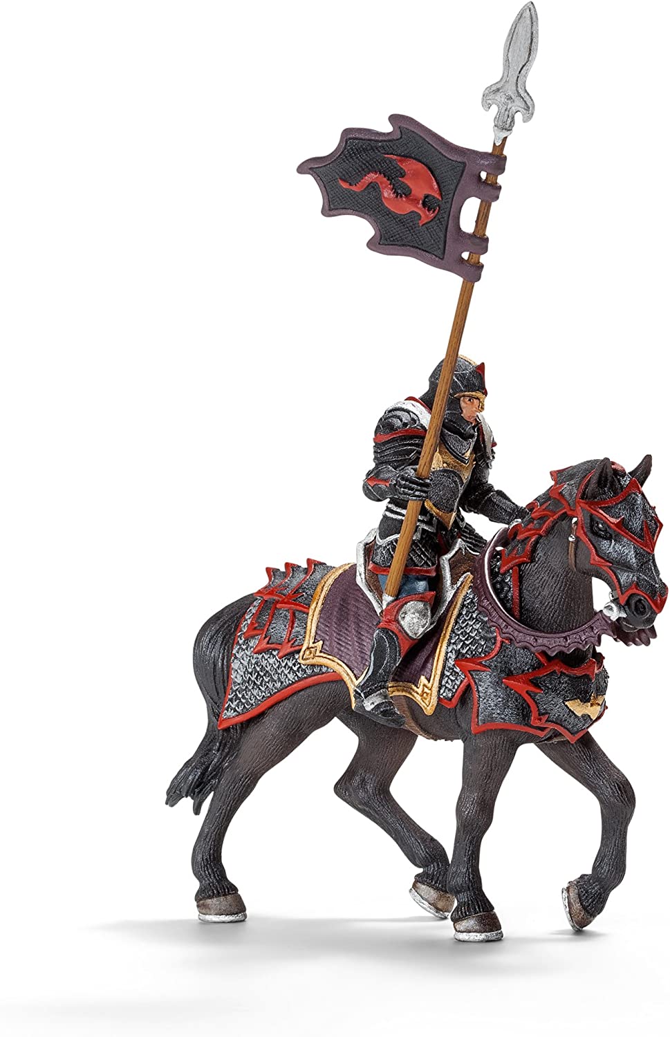 Dragon Knight On Horse With Lance