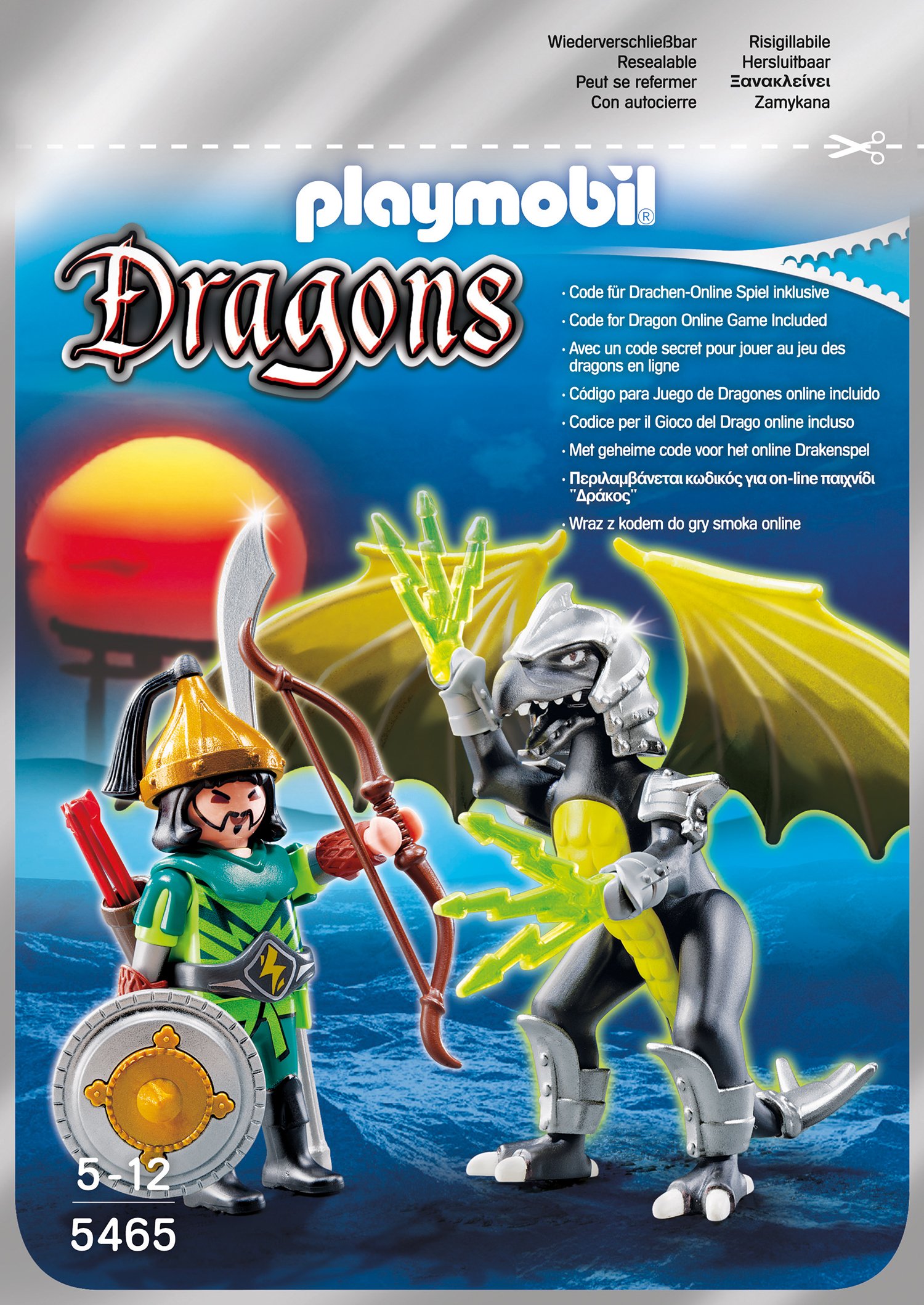 Playmobil Dragon With Warrior