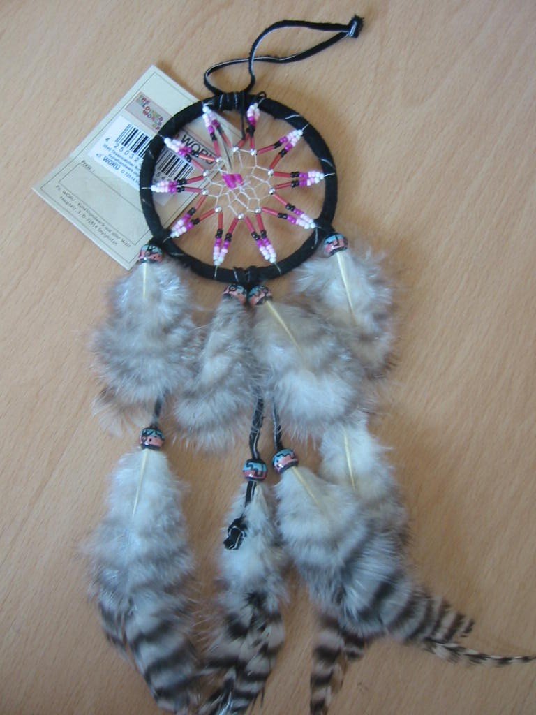 Dreamcatcher With Beads 16 Cm, Assorted 215