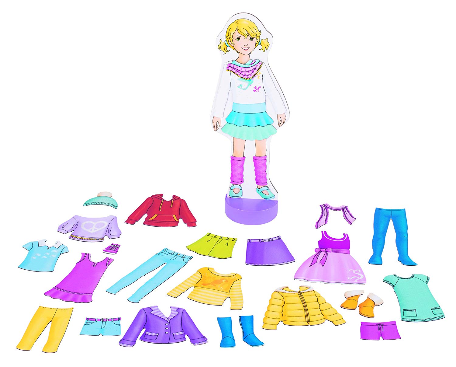 Dress-Up Doll With 10 Clothes Sets, Goki