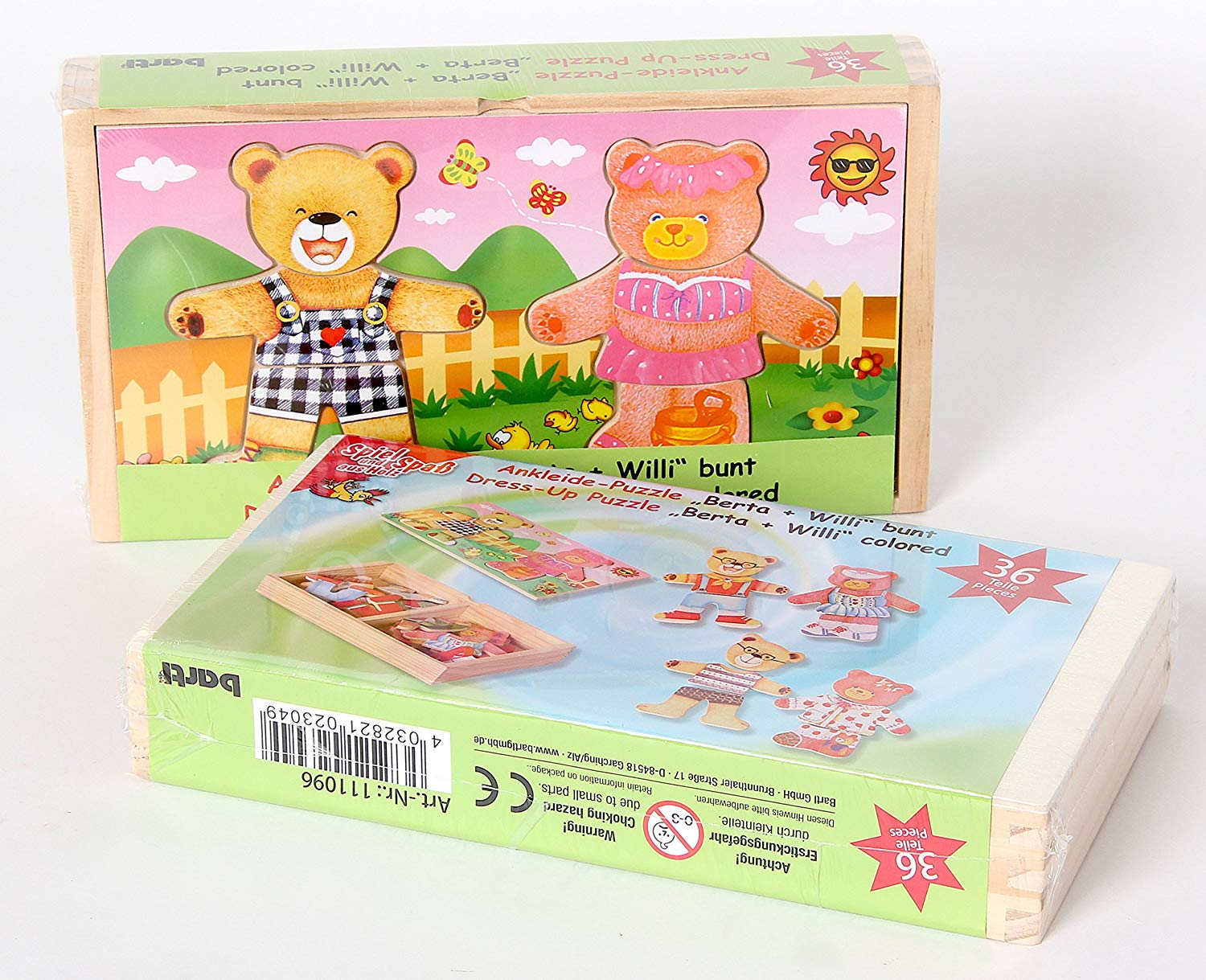 Dressing Puzzle Berta And Willi, Colored 115